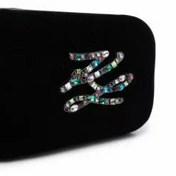 Karl Lagerfeld K/Autograph studded clutch bag