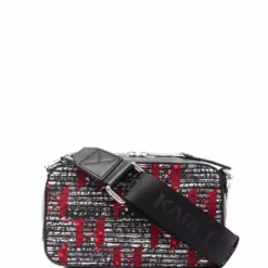 Karl Lagerfeld K/Skuare bouclé crossbody bag