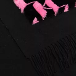 Karl Lagerfeld K/Monogram faux-fur scarf