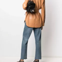 Karl Lagerfeld K/Studio pin mini backpack