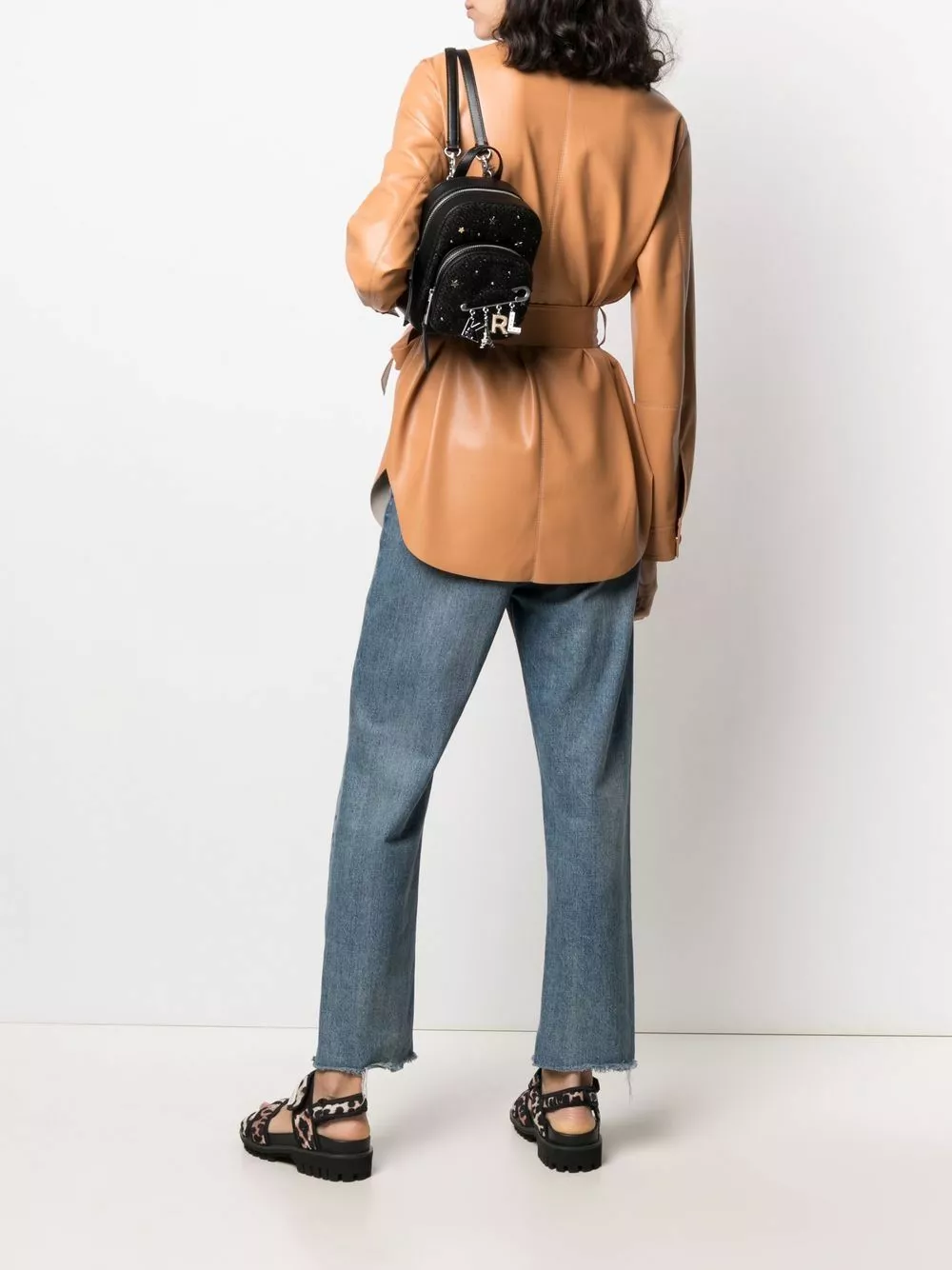 Karl Lagerfeld K/Studio pin mini backpack