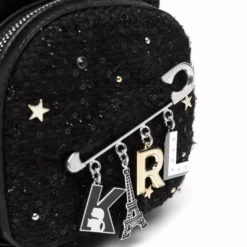 Karl Lagerfeld K/Studio pin mini backpack