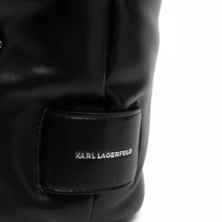 Karl Lagerfeld K/Ikonik pin-detail bucket bag