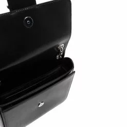 Karl Lagerfeld autograph leather shoulder bag