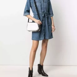 Karl Lagerfeld logo-lettering shoulder bag