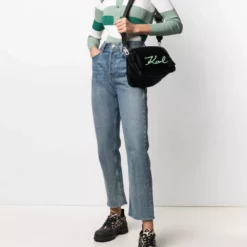 Karl Lagerfeld K/Signature soft shoulder bag