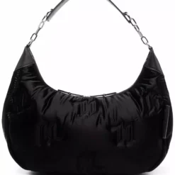 Karl Lagerfeld monogram-embossed shoulder bag