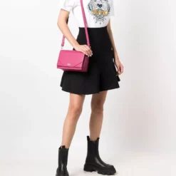 Karl Lagerfeld Stone Big logo-plaque Shoulder bag