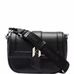 Karl Lagerfeld medium K/Saddle leather bag