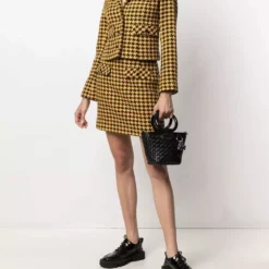 Karl Lagerfeld small basket-weave tote bag