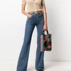 Karl Lagerfeld x Kenneth Ize striped iPad bag