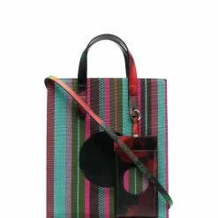 Karl Lagerfeld x Kenneth Ize striped iPad bag