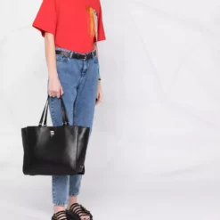 Karl Lagerfeld K/Ikonik leather tote bag