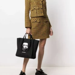 Karl Lagerfeld ikonik biarritz tote bag