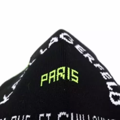 Karl Lagerfeld intarsia-knit face mask