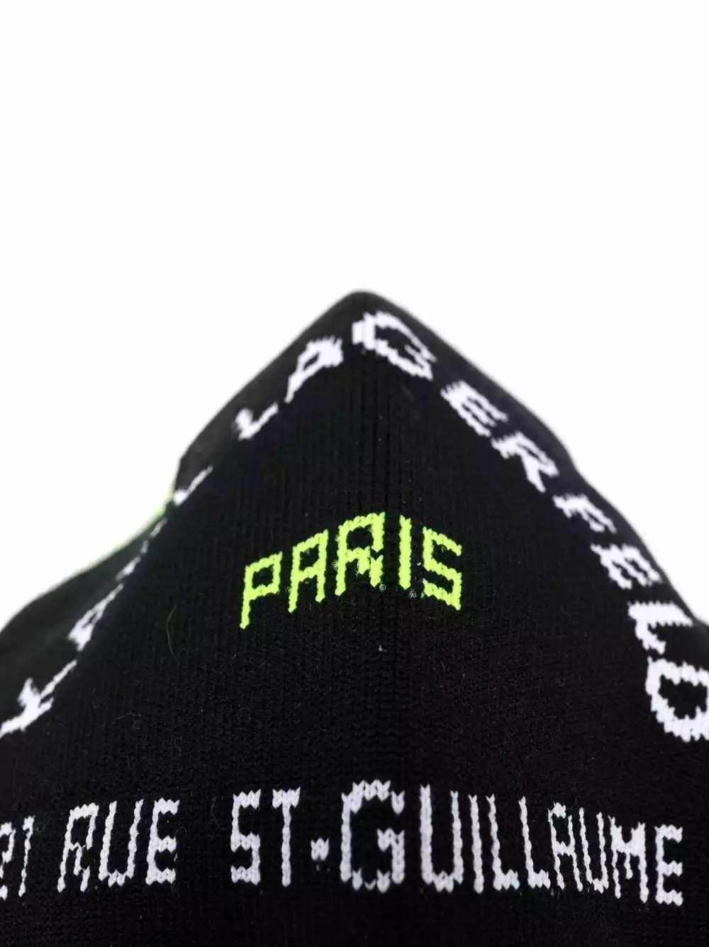 Karl Lagerfeld intarsia-knit face mask