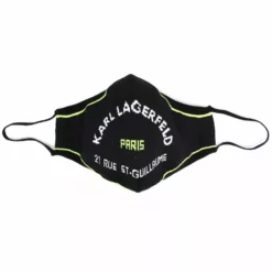 Karl Lagerfeld intarsia-knit face mask