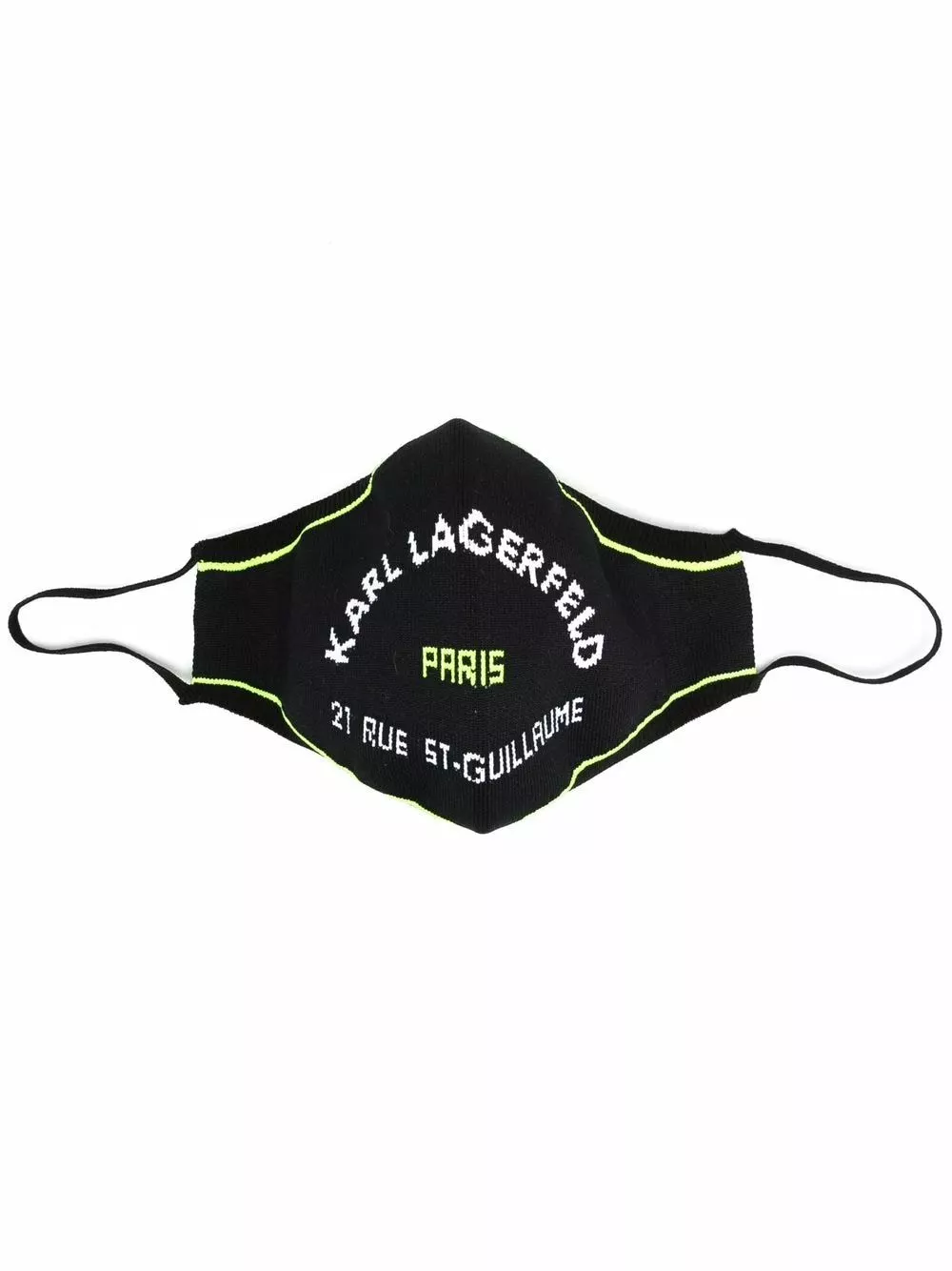 Karl Lagerfeld intarsia-knit face mask