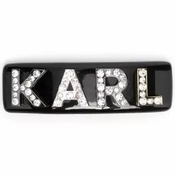 Karl Lagerfeld gem-embellished hair clip