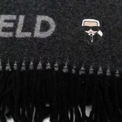 Karl Lagerfeld K/Ikonik wool blanket