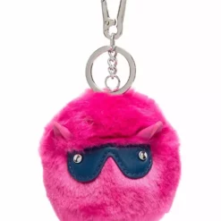 Karl Lagerfeld Cyber Choupette faux-fur keychain