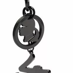 Karl Lagerfeld K/Autograph sparkle keychain