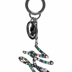 Karl Lagerfeld K/Autograph sparkle keychain