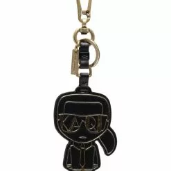 Karl Lagerfeld K/Ikonik Karl leather keychain
