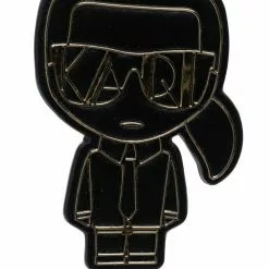 Karl Lagerfeld K/Ikonik Karl leather keychain
