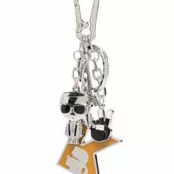 Karl Lagerfeld K/Studio charm keychain