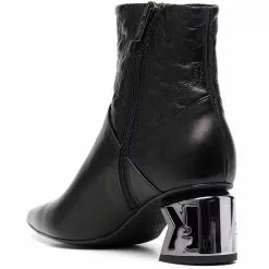 Karl Lagerfeld K-Blok monogram leather boots