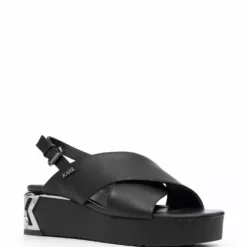 Karl Lagerfeld K-Blok Kross-strap sling-back sandals