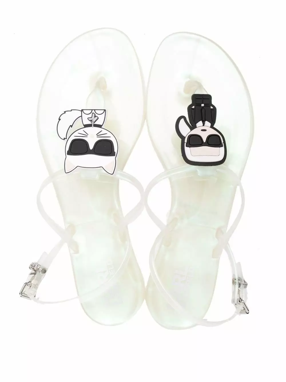 Karl Lagerfeld karl Ikonic sling-back jelly sandals