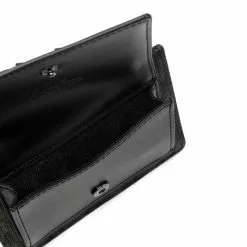 Karl Lagerfeld K/Saddle engraved-logo cardholder