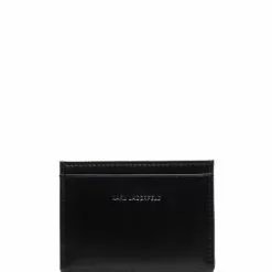 Karl Lagerfeld K/Saddle engraved-logo cardholder