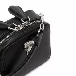 Karl Lagerfeld logo-plaque zip-up satchel bag
