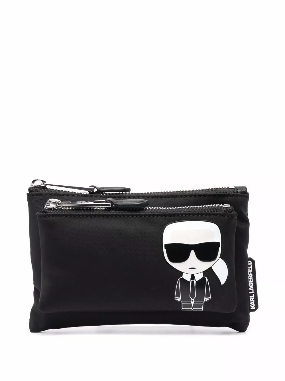 Karl Lagerfeld small K/Ikonik pouch