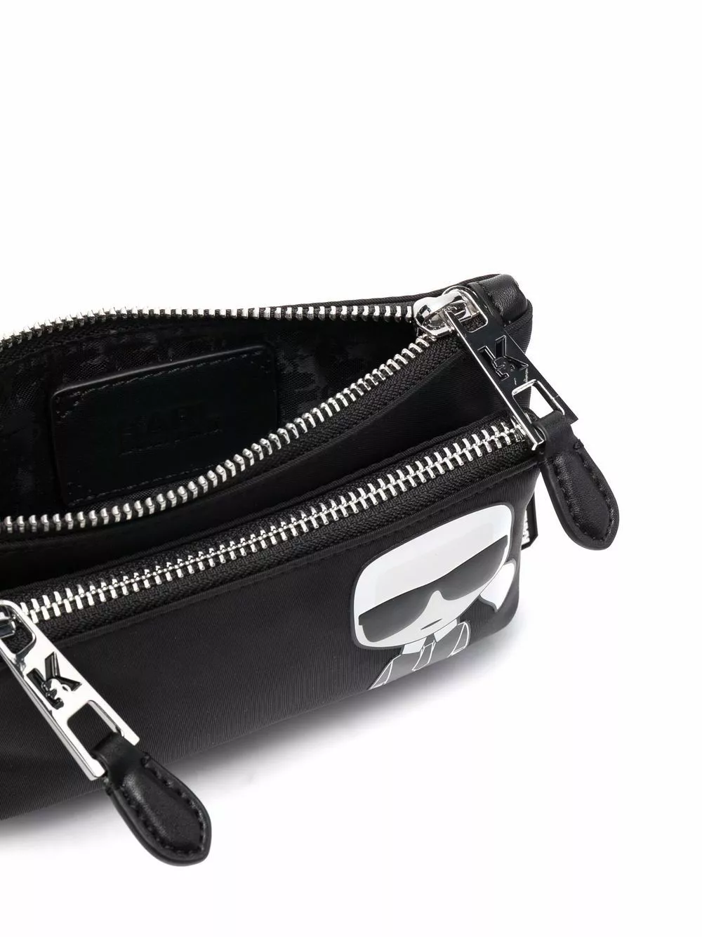 Karl Lagerfeld small K/Ikonik pouch