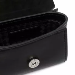 Karl Lagerfeld K/Ikonik flap leather bag