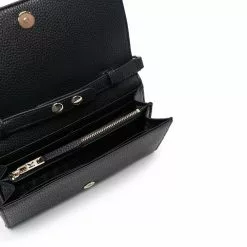 Karl Lagerfeld Stone Wallet chain-link crossbody bag