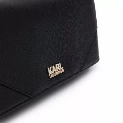 Karl Lagerfeld Stone Wallet chain-link crossbody bag