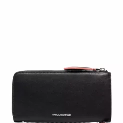 Karl Lagerfeld K/Ikonik Biarritz leather wallet