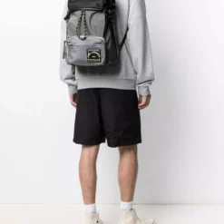 Karl Lagerfeld logo-patch backpack