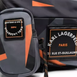 Karl Lagerfeld Kamo logo-patch crossbody bag