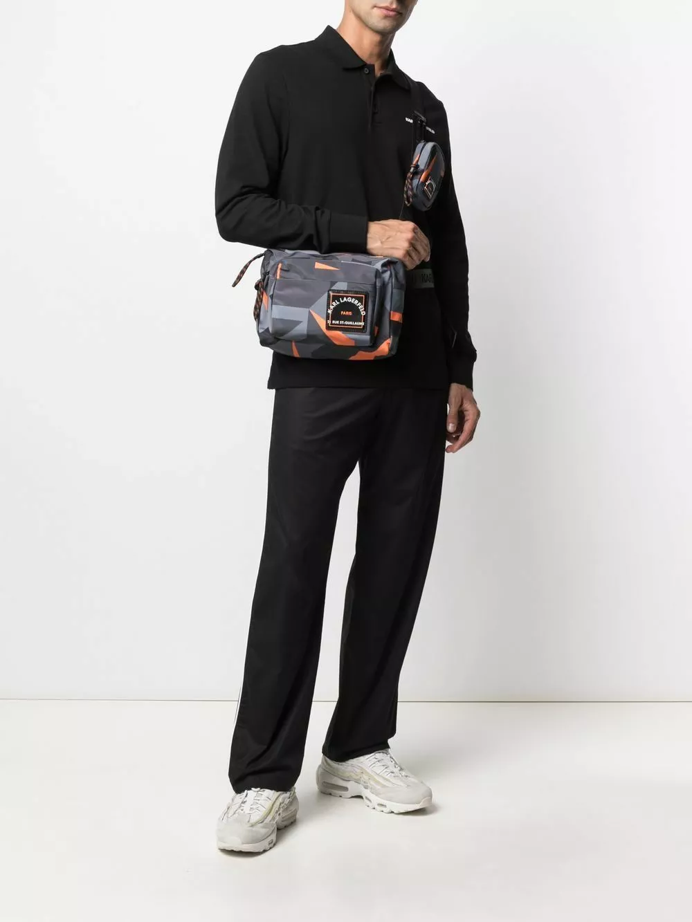 Karl Lagerfeld Kamo logo-patch crossbody bag