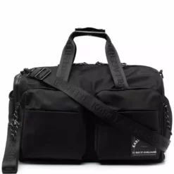 Karl Lagerfeld recycled polyester weekender bag