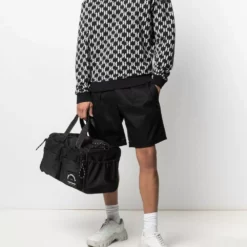 Karl Lagerfeld recycled polyester weekender bag