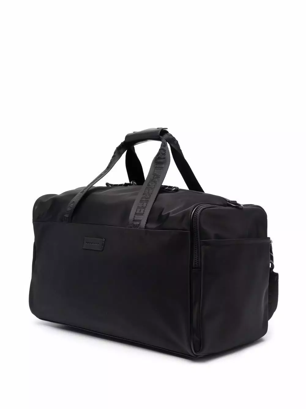 Karl Lagerfeld recycled polyester weekender bag