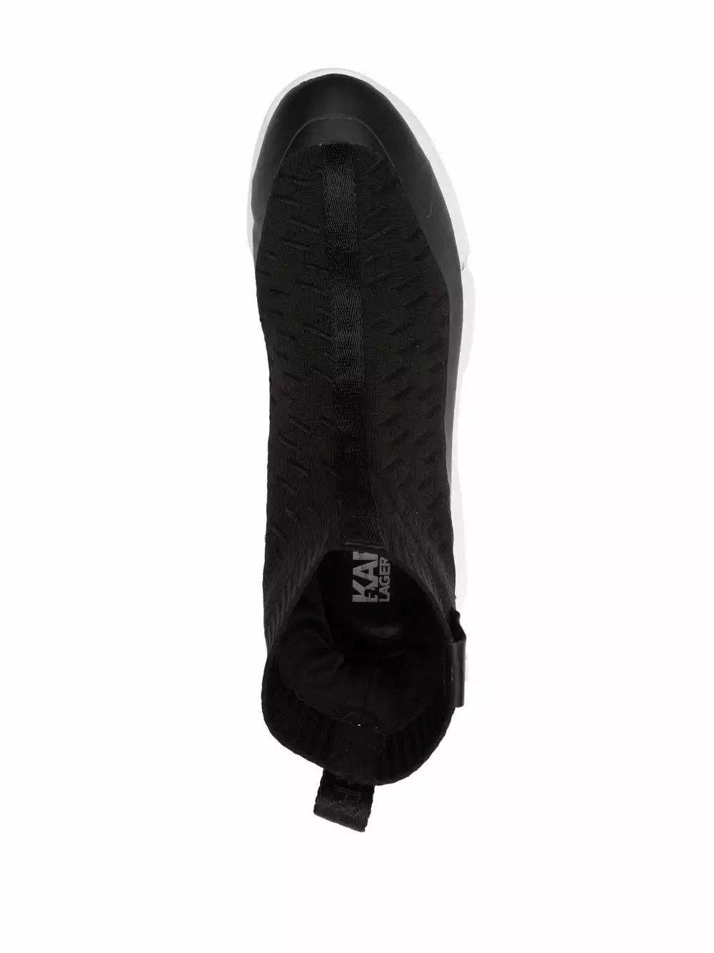 Karl Lagerfeld Verger monogram sock high-top sneakers