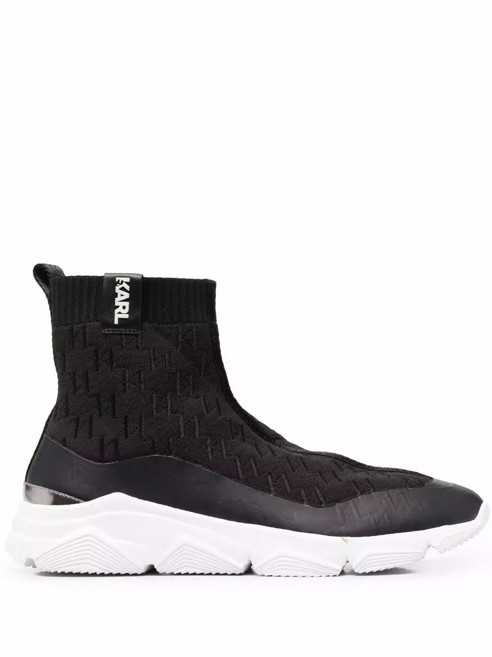 Karl Lagerfeld Verger monogram sock high-top sneakers